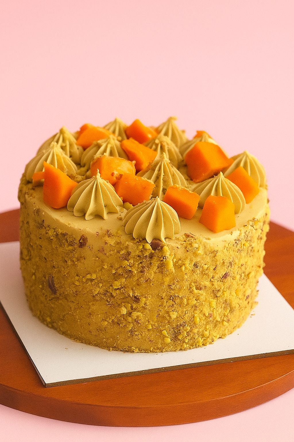 Pistachio Mango Cake