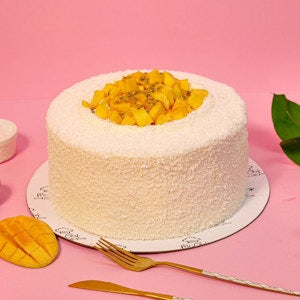 Coconut Mango Passionate Cake