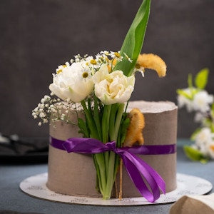 Tulip Flower Birthday Cake