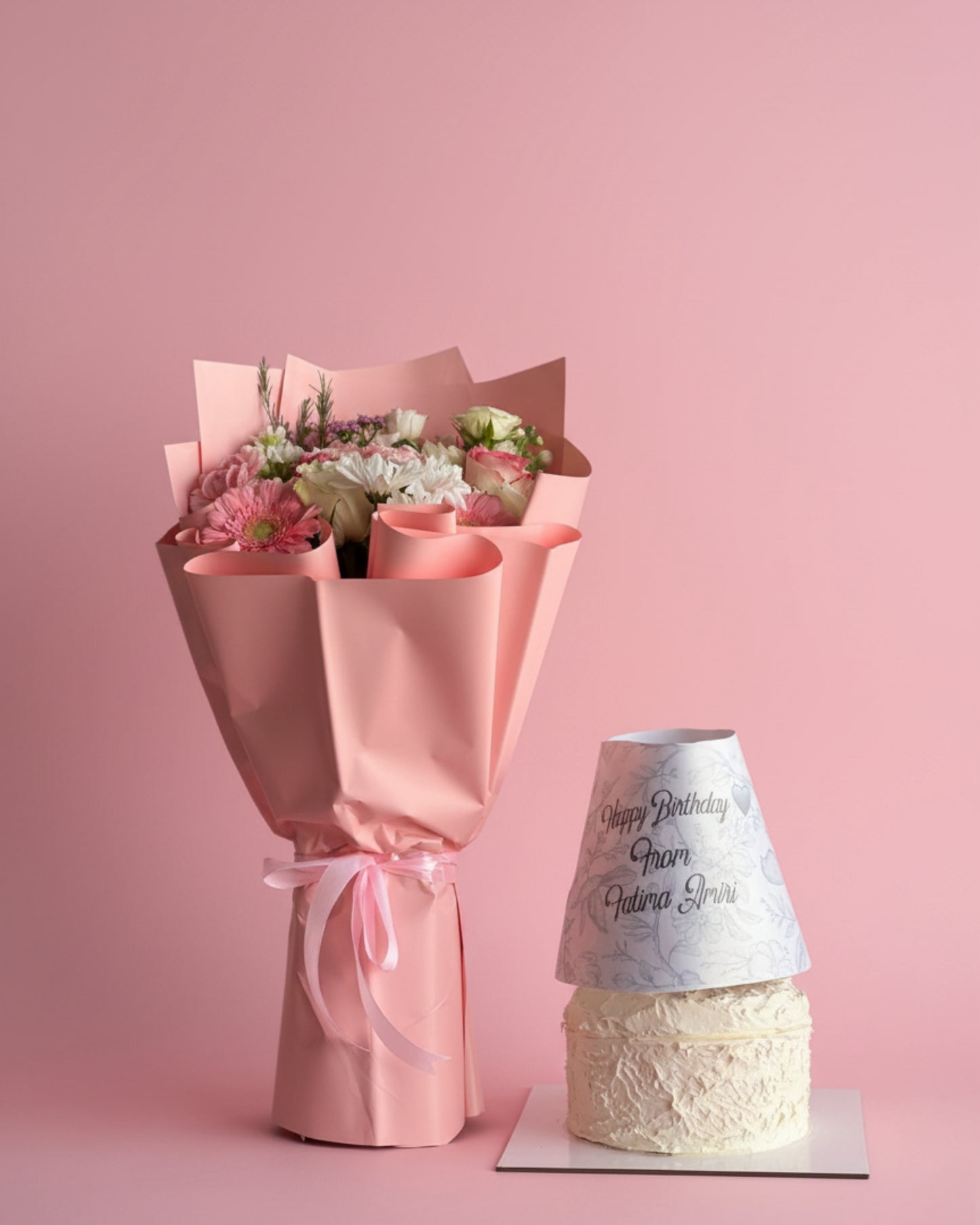Lampe cake & flower