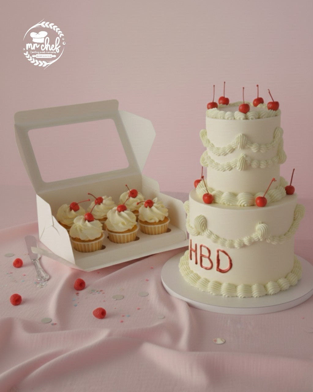 Cherry trending cake