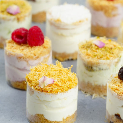 Mini kunafa cheese cake