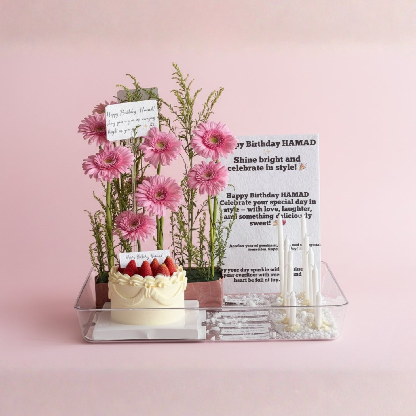 Pink love & Candles