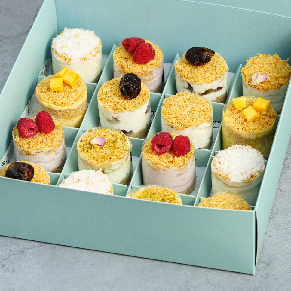 Mini kunafa cheese cake