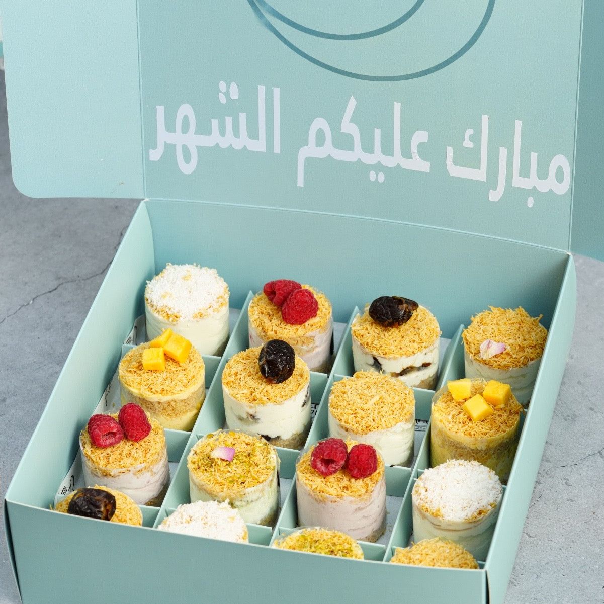 Mini kunafa cheese cake