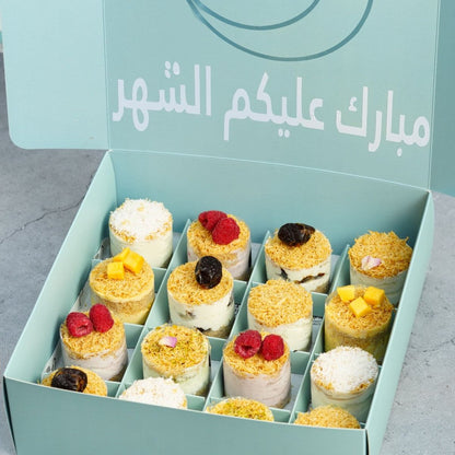 Mini kunafa cheese cake