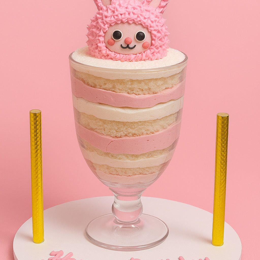 Lububu cake in Glass