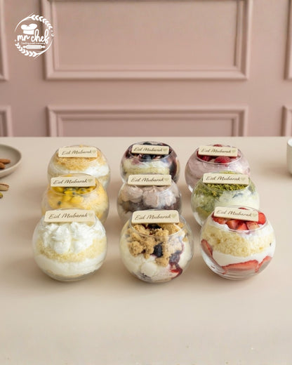 Signature Cakes in Glass
