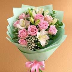 Pink Roses Bouquet