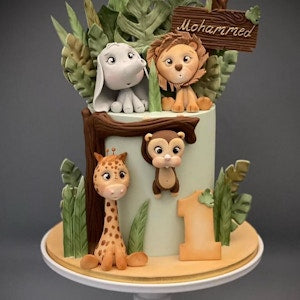 Animal Theme Cake
