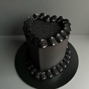 Black Vintage Cake