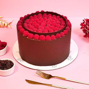 Chocolate x Raspberry Cake