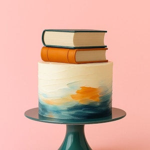 Graduation Double Book Cake